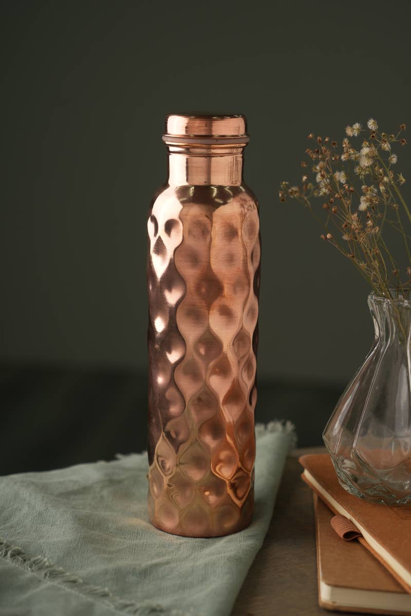 COPPER WATER BOTTLES (DIAMOND)