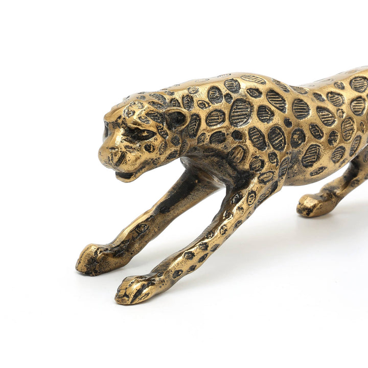 Decorative Jaguar Sculpture-Animal Figurine- 18"x3"x6"