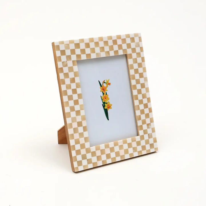 Checkerboard Carnival Photo Frame, 5"x7"