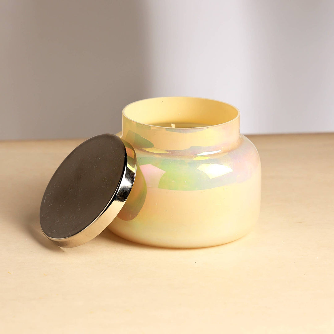 15 oz Scented Candle with Lid | Mouth-Blown Glass Jar