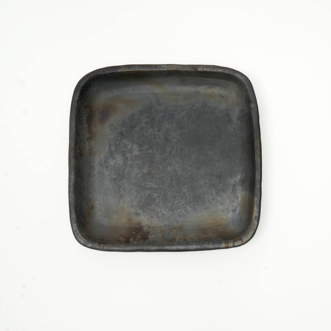 Longpi Pottery Square Plate - Large