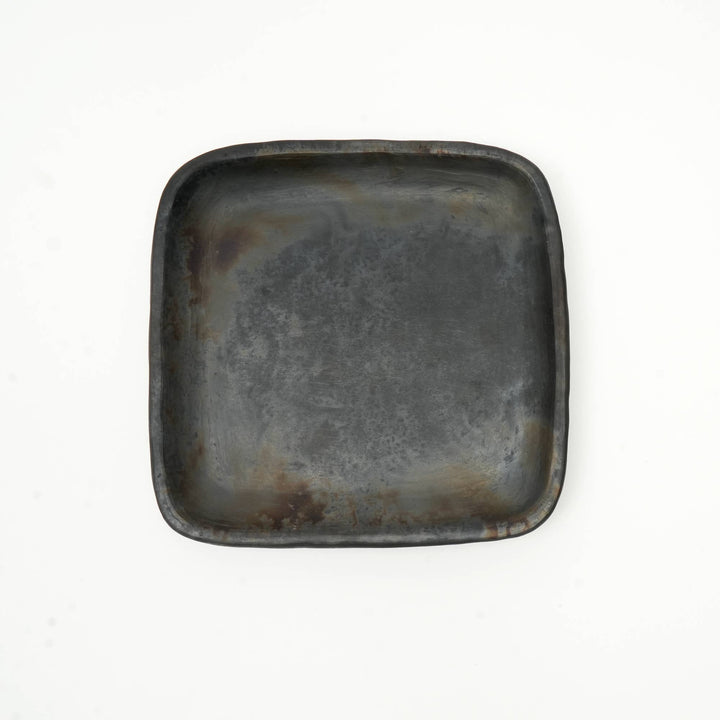 Longpi Pottery Square Plate - Large