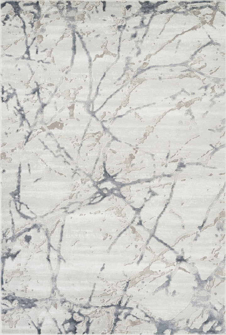 Troy Marble Abstract Area Rug | Modern Polyester Indoor Rug | Distressed Stone Pattern