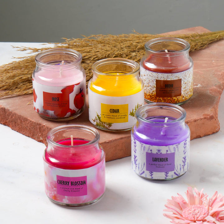 Mason Fragrance Jar Candle - 3oz each -  Set of 10