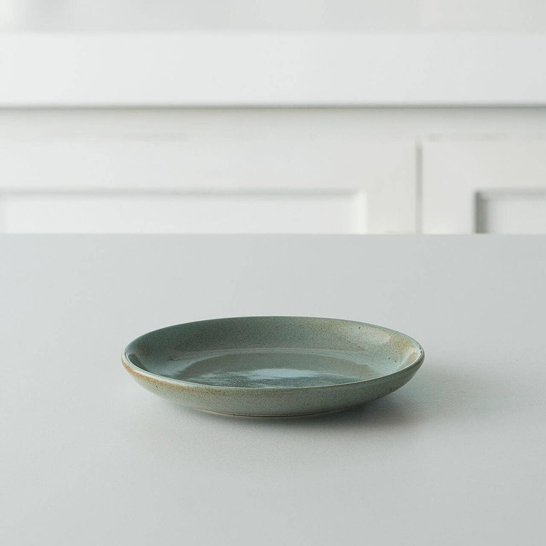 Aqua Rustic Ceramic Side Plate