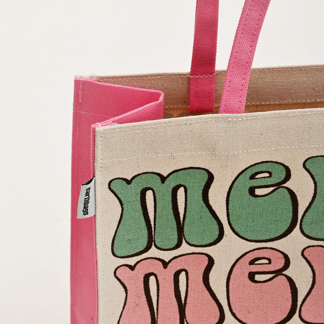 Gift Bag | Laminated Printed Christmas Canvas Bag