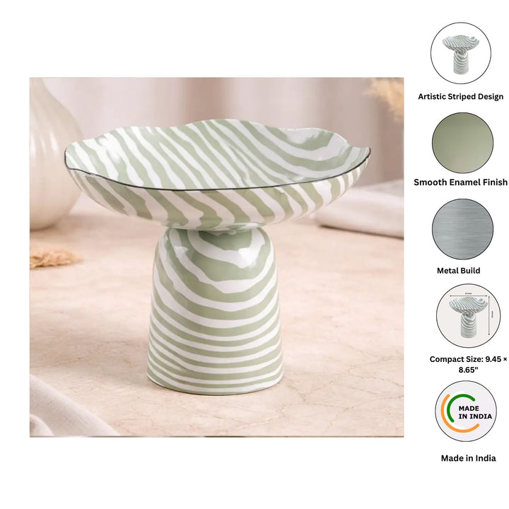 Decorative Striped  Bowl | Sculptural Décor
