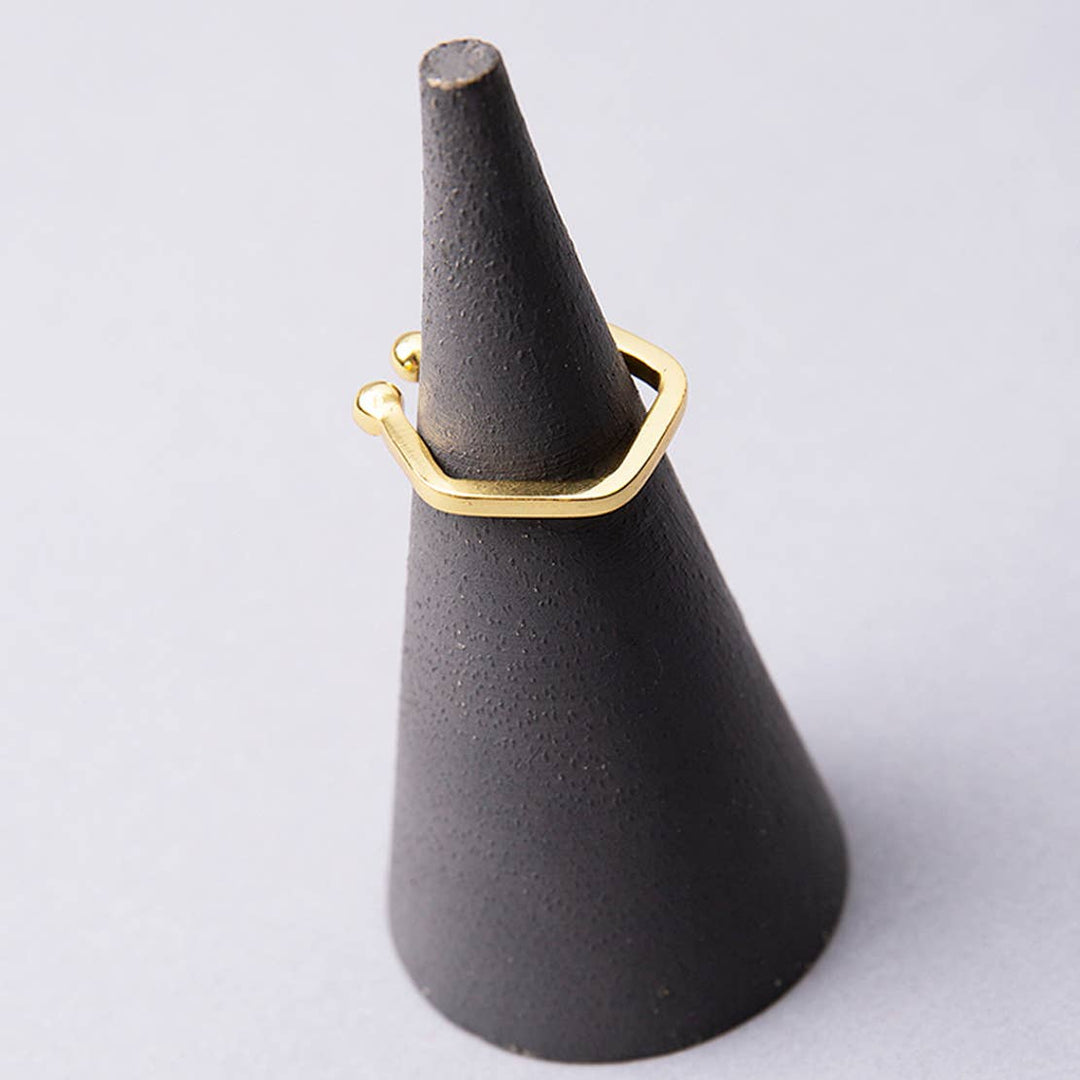 The Portal Ring / Gold - Brass / D-0.75 Inches / Moq - 4 Pcs