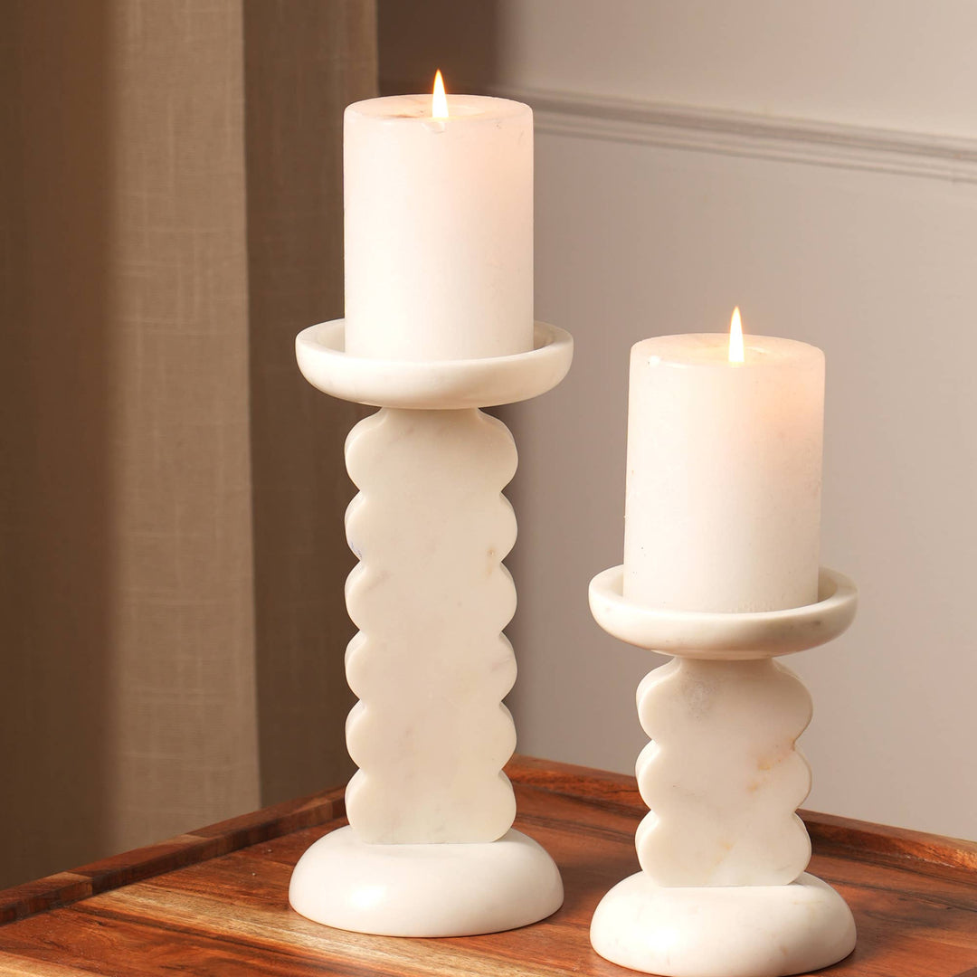 Marble Candle Holder (Large)