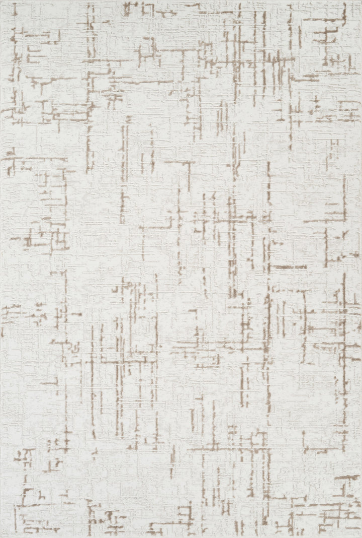 Troy Modern Abstract Area Rug | Soft Polyester Indoor Rug for Living Room, Bedroom, Dining Room & Office