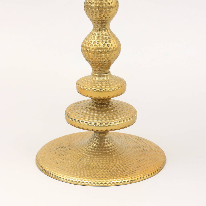 Decorative Aluminum Accent Side Table - 16"X16"X24"