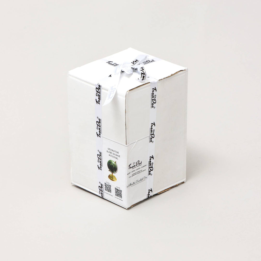 Tabletop Decorative Globe on Aluminum Base - 6"(H)