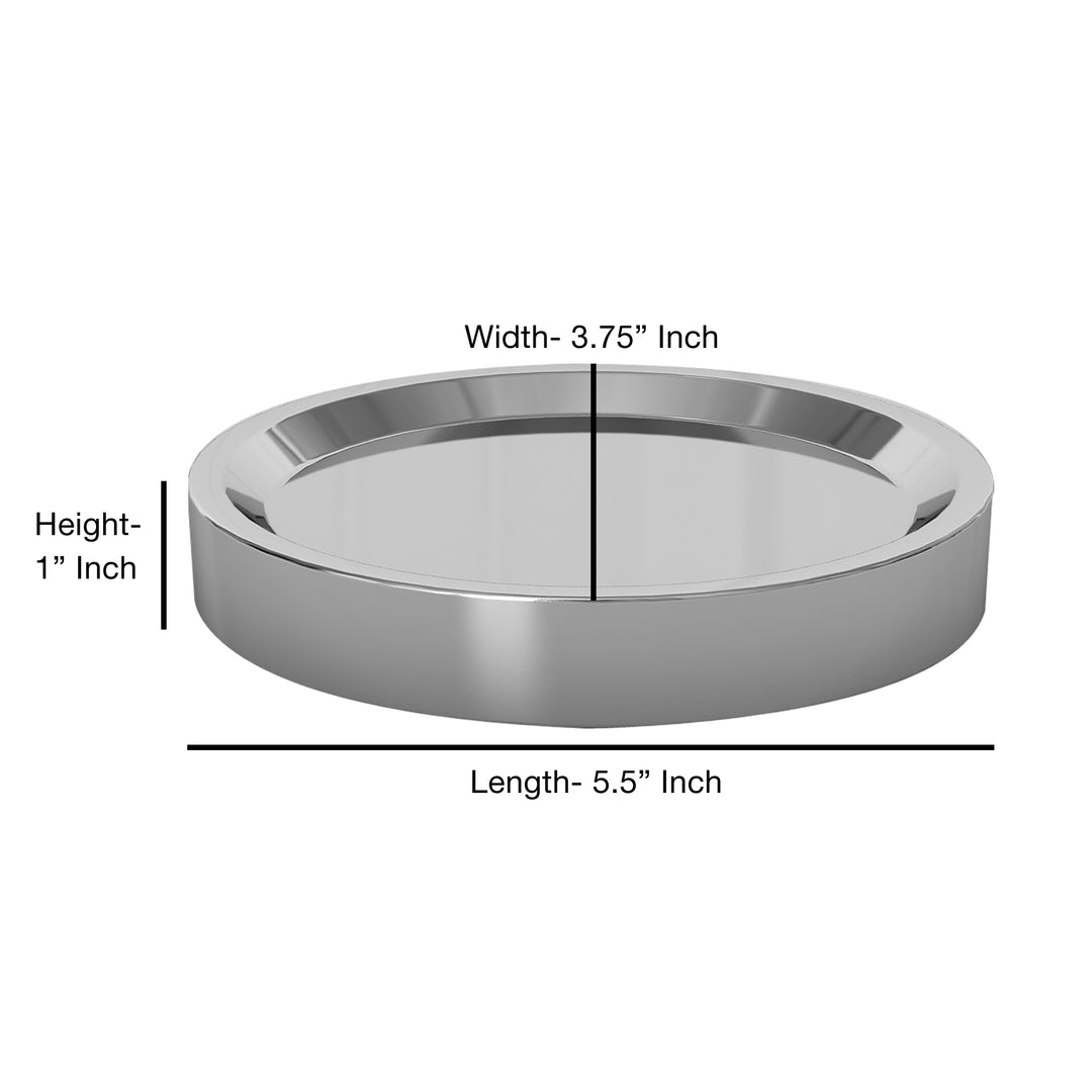 Soap Dish for Bathroom Counter,Shower & Kitchen | Chrome Finish