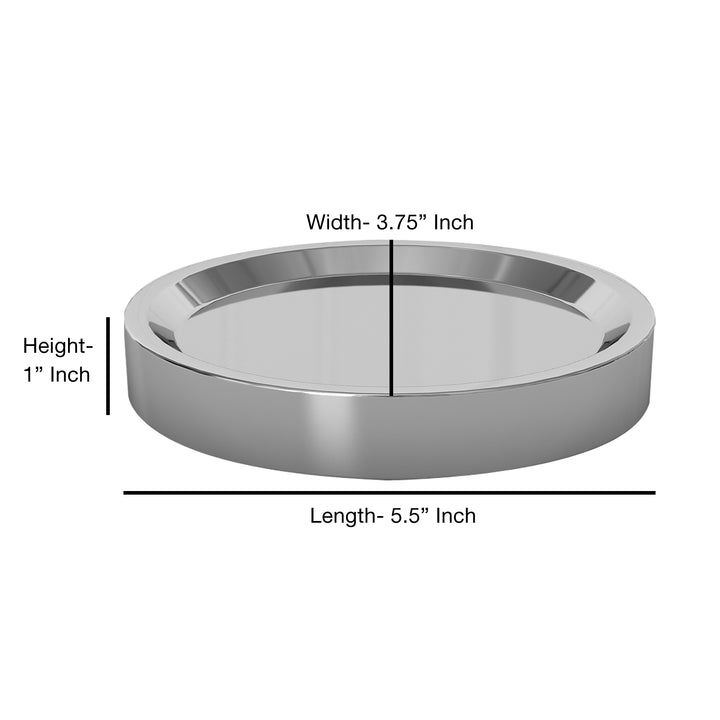 Soap Dish for Bathroom Counter,Shower & Kitchen | Chrome Finish
