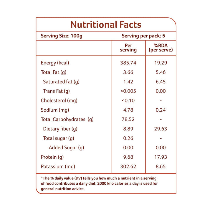 Organic Jowar Flour 4 lbs Pack of 6