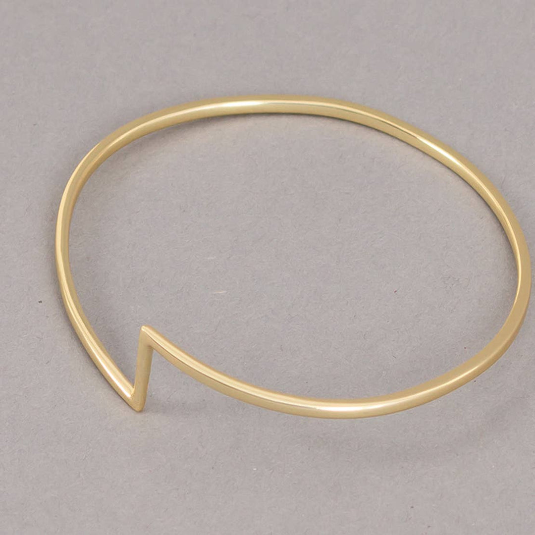 Era Bangle / Gold - Brass / 2.5 X 2.5 Inches (L X W) / Moq - 4 Pcs