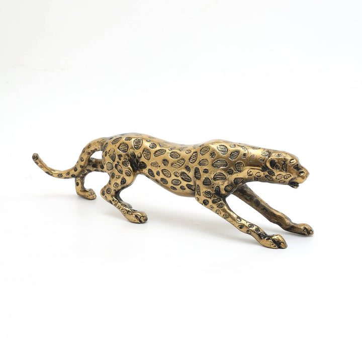 Decorative Jaguar Sculpture-Animal Figurine- 18"x3"x6"