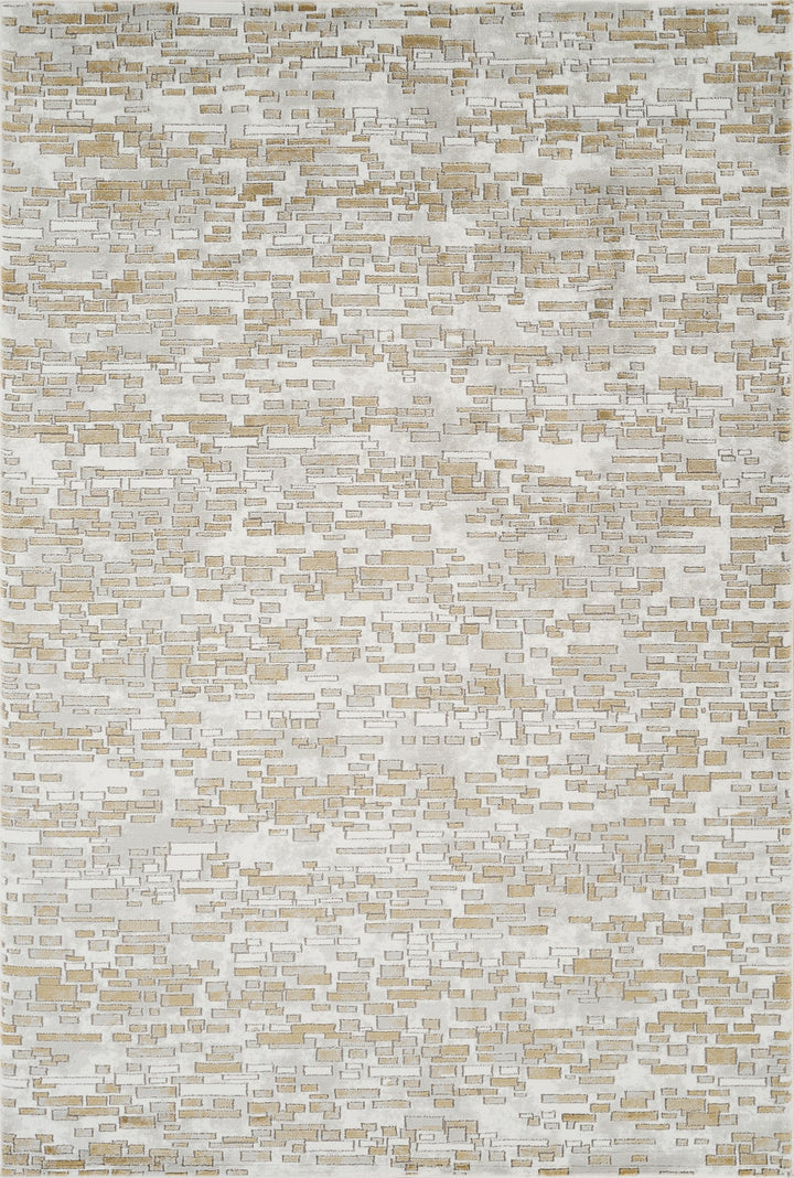 Troy Modern Abstract Area Rug | Soft Polyester Indoor Rug | Contemporary Distressed Design