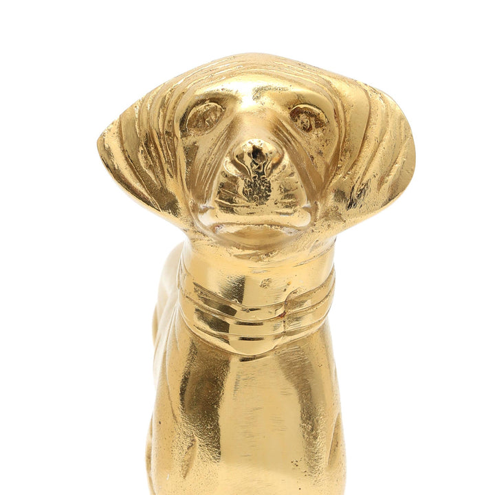 Decorative Dog Sculpture-Animal Figurine - 11"x3.25"x9.5"
