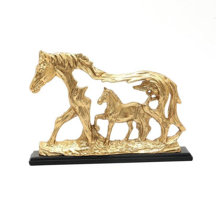 Decorative Horse Sculpture-Animal Figurine - 11"x1.25"x7.75"
