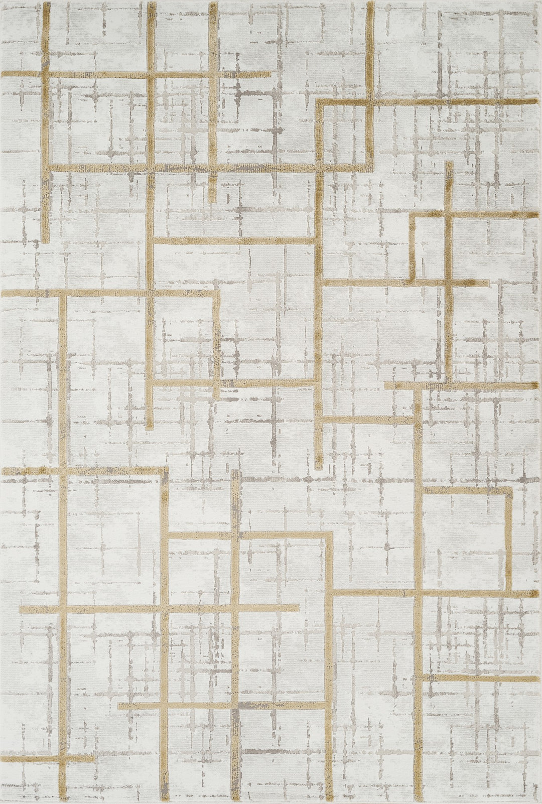 Troy Modern Geometric Area Rug  | Soft Polyester Rug | Contemporary Abstract Line Design Indoor Rug for Living Room, Bedroom & Dining Room