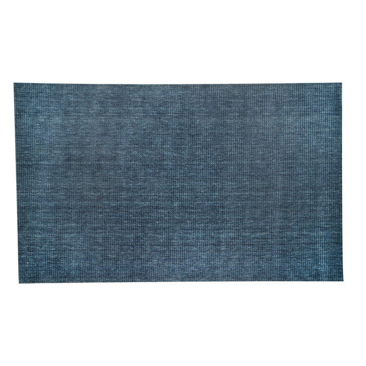 Area Rug | Dark Teal 100% Wool Handloom Rug