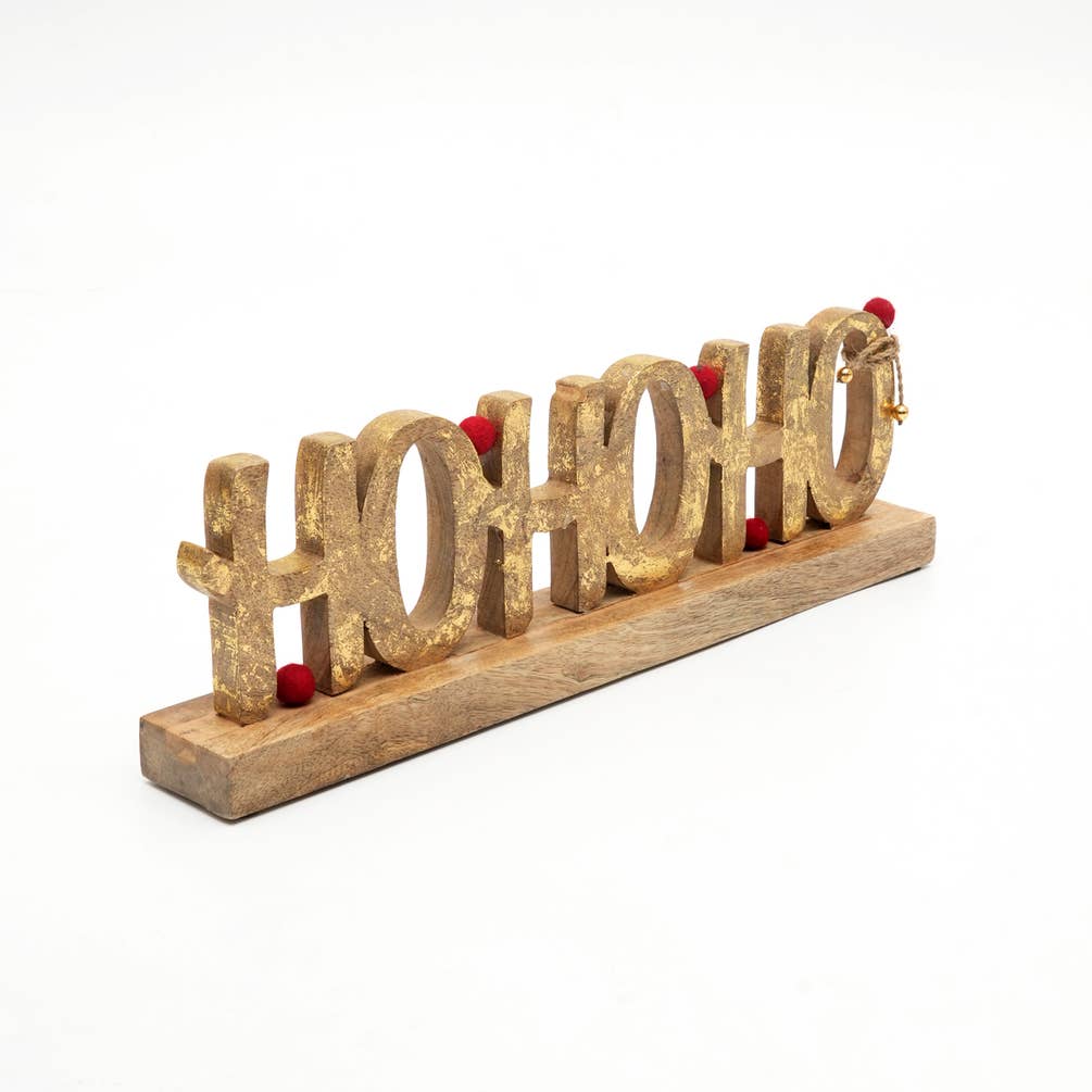 (HOHOHO) Wooden Table Top Letter