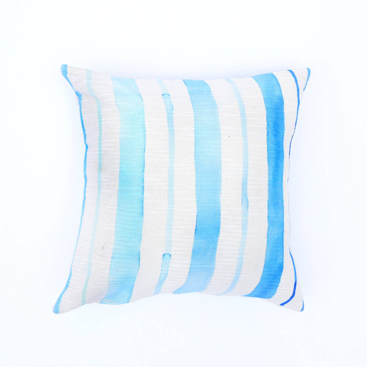 Wave Whispers Printed Pillow 18"X18"(With Filler)