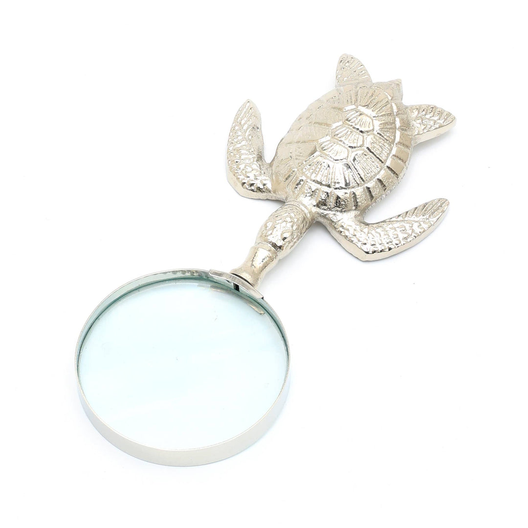 Magnifying Glass with Aluminum Turtle Handle