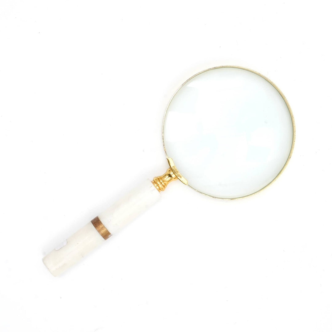 Bealor Marble Handle Magnifier 9x4x1 Inch