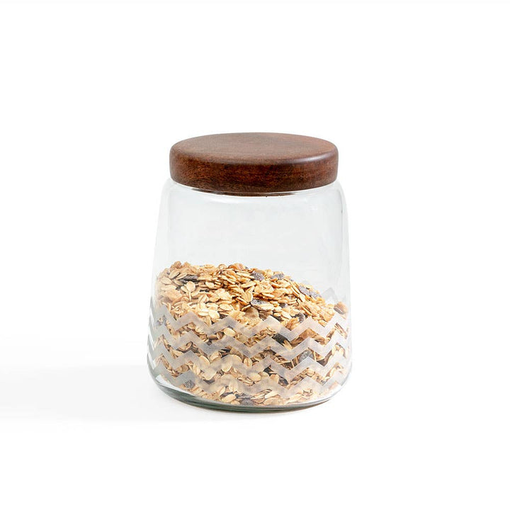 Cookie Glass Jar / Transparent / 4.75 X 4.75 X 6 Inches (L X W X H) / Moq - 4 Pcs