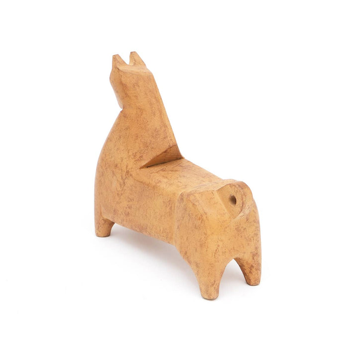 Wooden Horse Décor Object Size 8X2.75X8 Inch