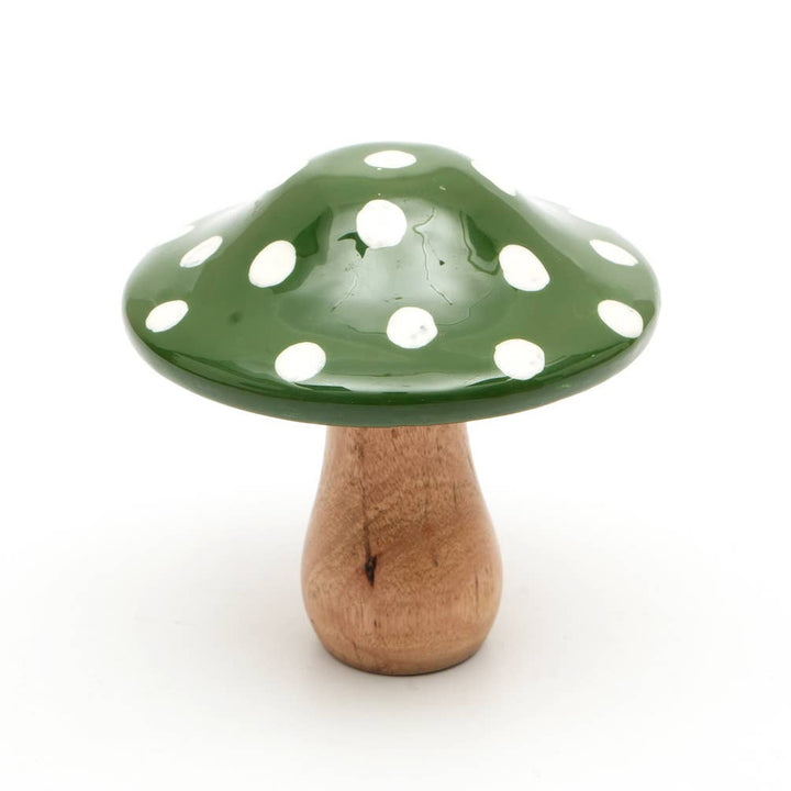 Wooden Table Top Small Mashroom