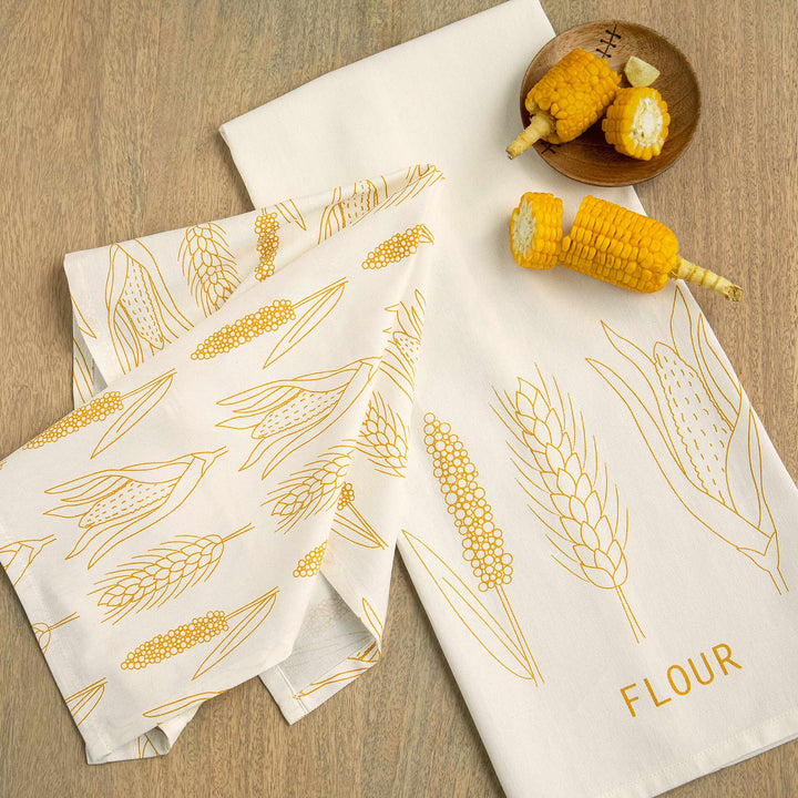 Flour-Dish-Towel-Printed-Amber-White-Cotton-Set-Of-2-Pcs-28-X-20.5-Inches-(L-X-W)-Moq-10-Sets