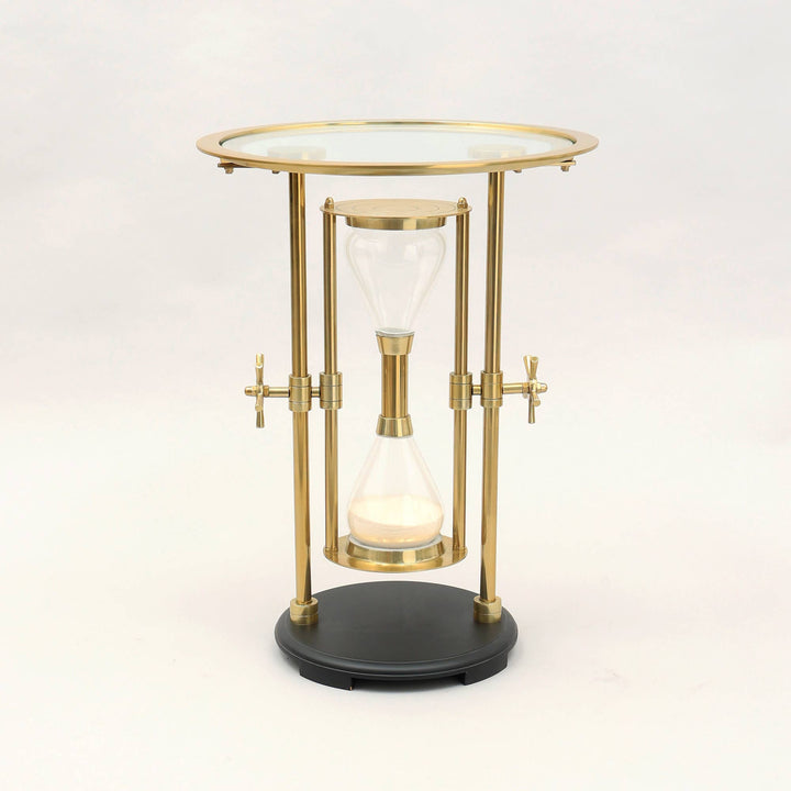 Decorative Hourglass End Table-Side Table
