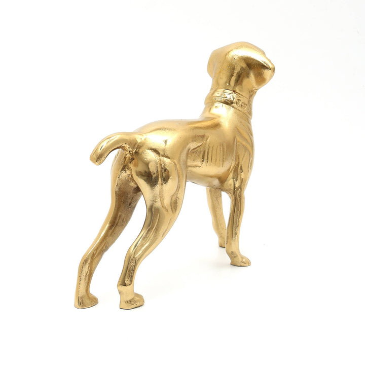 Decorative Dog Sculpture-Animal Figurine - 11"x3.25"x9.5"