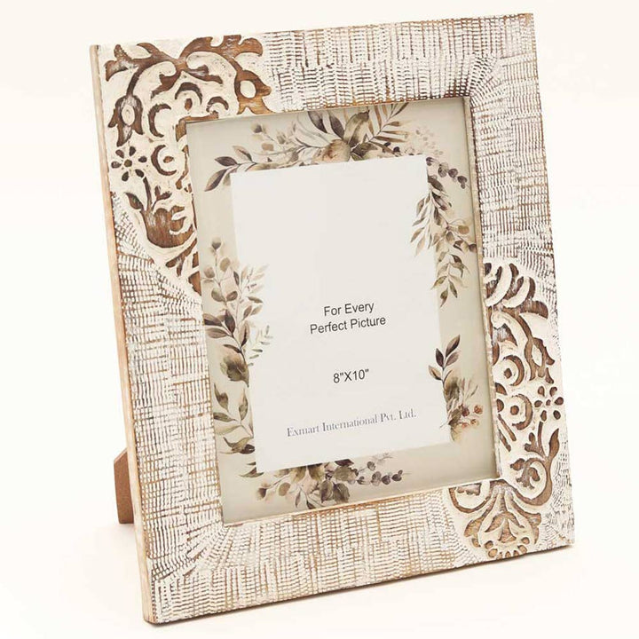 Wooden Carving Photo Frame  Lasor Effect