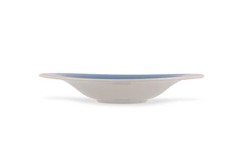 Porcelain Bowl | Artisan Non Stackable Wide Rim Bowl, 18.6oz
