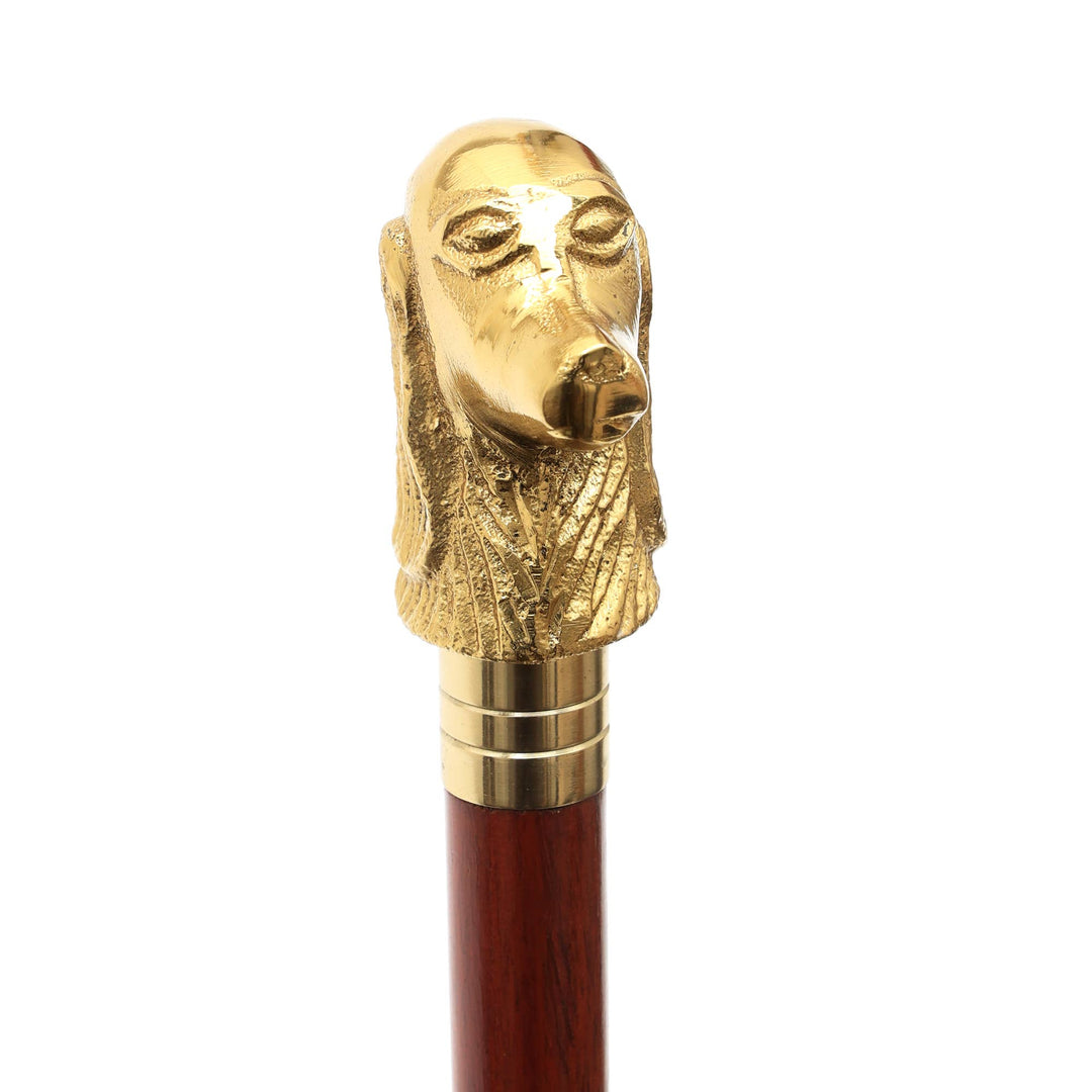 Dog-Shaped Metal Handle Wooden Shoehorn – 30"