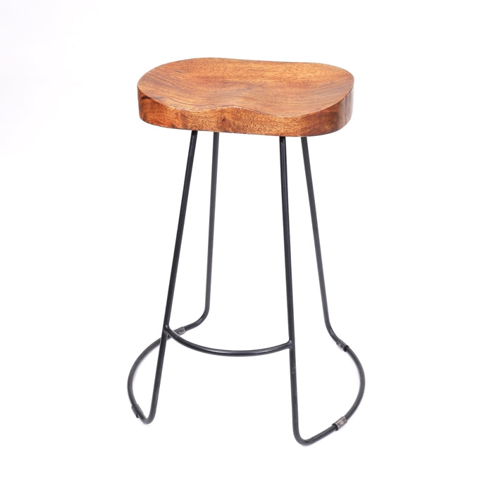 Saddle Seat Bar Stool (Set of 2)