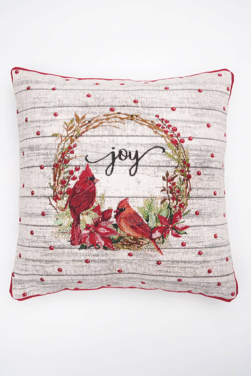 Jacquard Woven Cushion with Filler 24"x 24"JOY