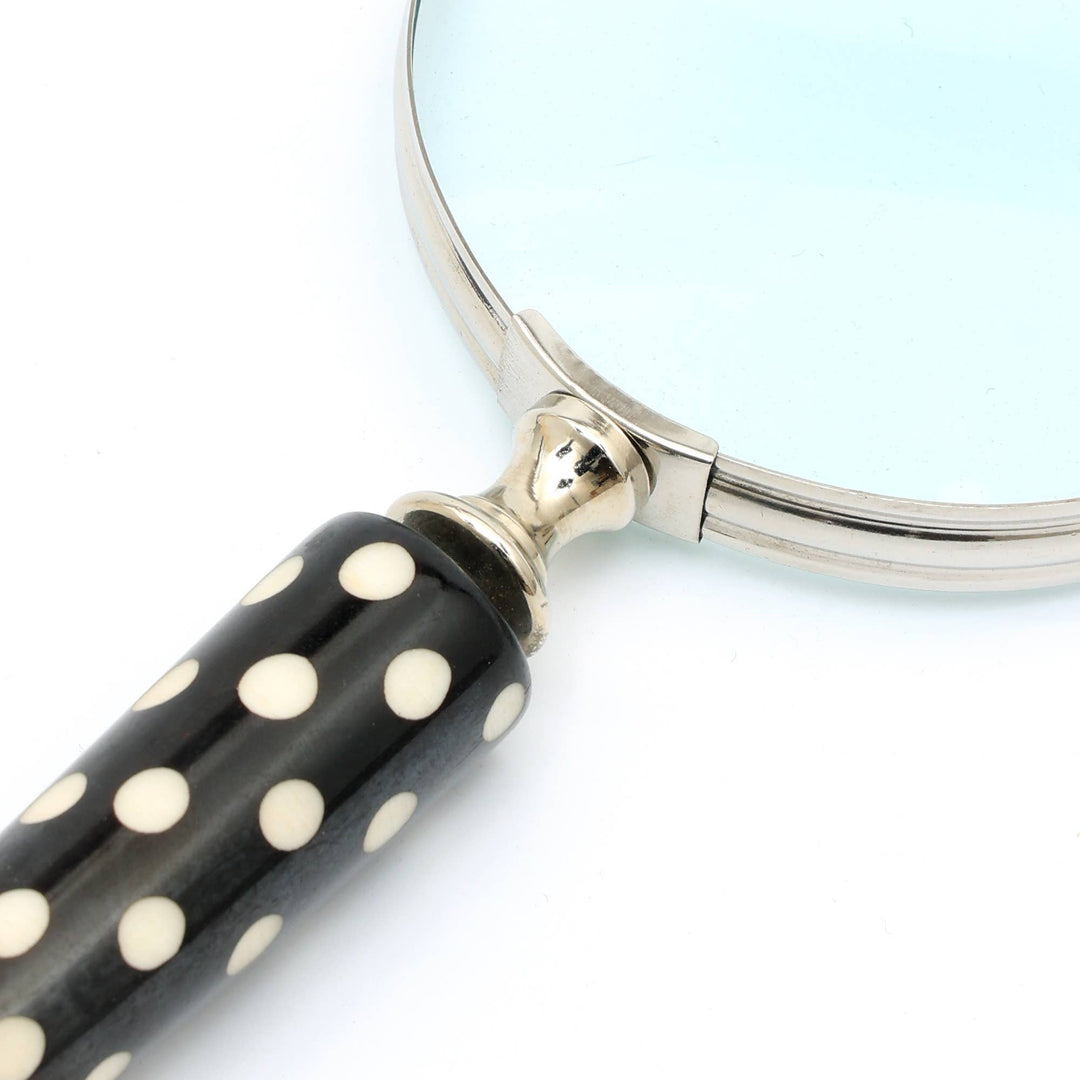 Magnifying Glass With Black Resin Handle