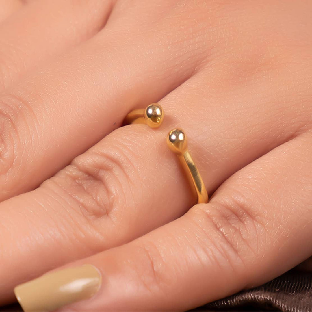 The Portal Ring / Gold - Brass / D-0.75 Inches / Moq - 4 Pcs