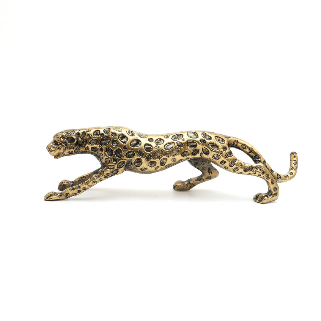 Decorative Jaguar Sculpture-Animal Figurine- 18"x3"x6"