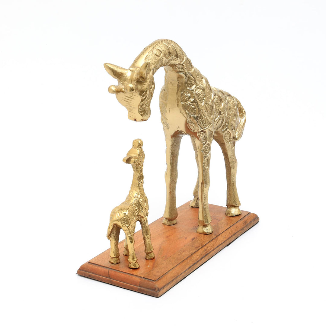 Decorative Giraffe Sculpture-Animal Figurine - 11"x4.5"x11"