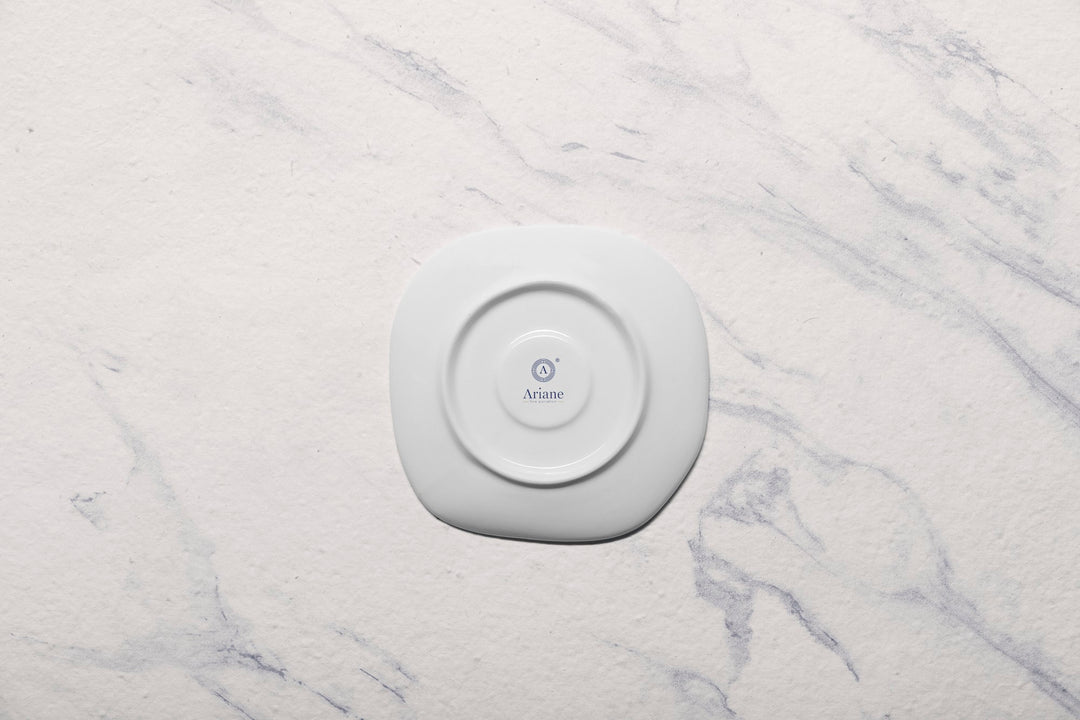 Porcelain Saucer | Uneven Shape | Set Of 12