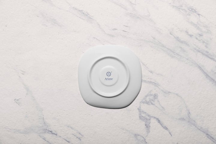 Porcelain Saucer | Uneven Shape | Set Of 12