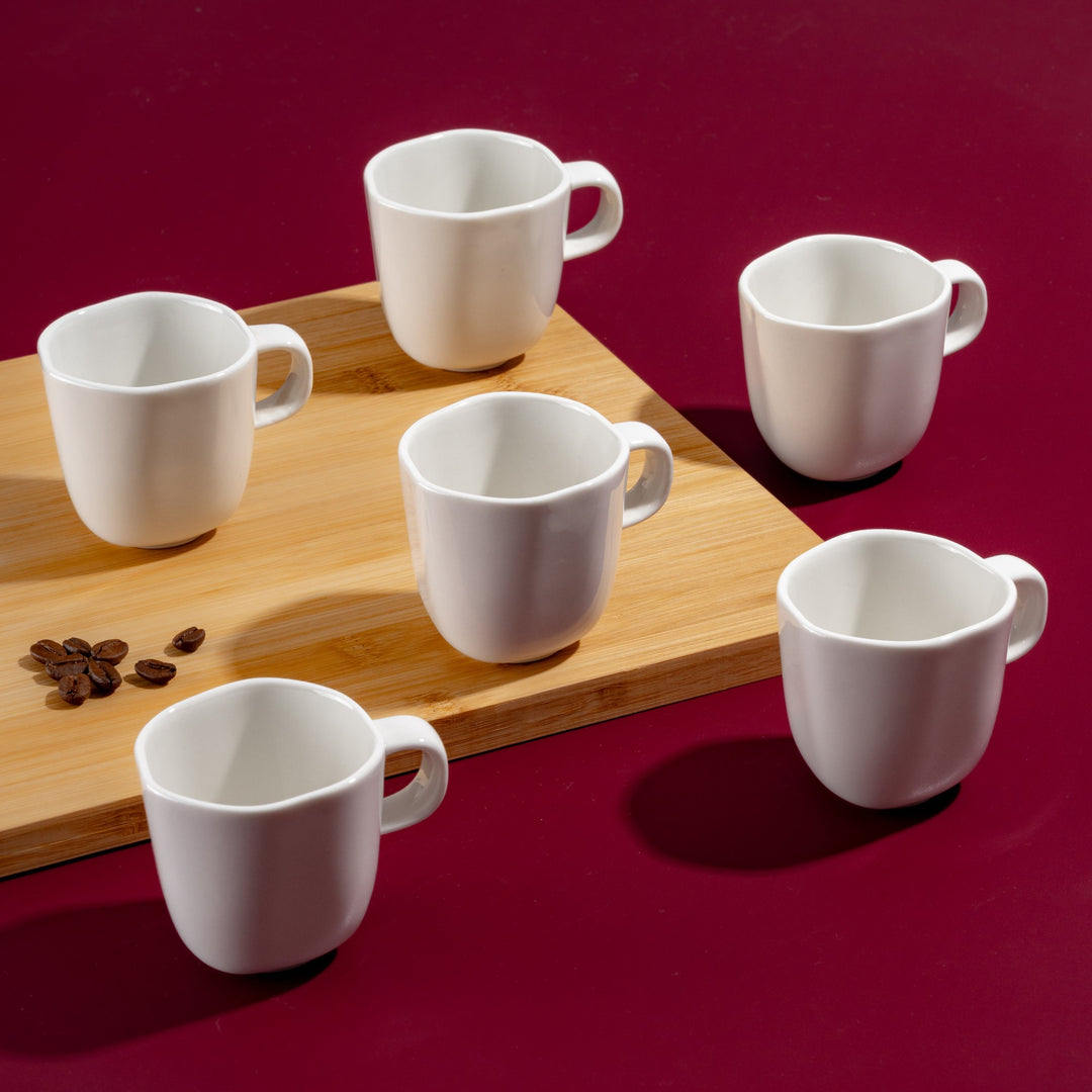 Porcelain Non Stackable Cup | 3oz,  Set of 12