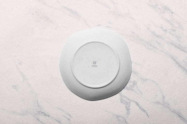 Porcelain Deep Dinner Plate | Uneven Shape | Set of 6