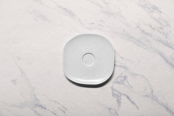 Porcelain Saucer | Uneven Shape | Set Of 12